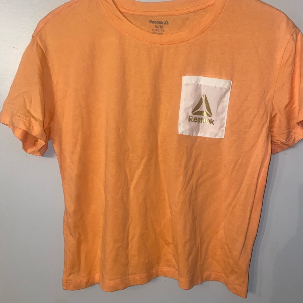 Reebok Orange T-Shirt with Pocket